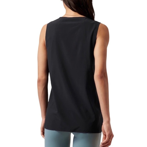 Athleta Zephyr Refined Tank Black Size Small Sleeveless Style 530125 - Picture 4 of 8